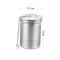 Stainless Steel Tea Strainer Leaf Spice Herbal Teapot Home,8.1x11cm
