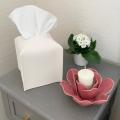 2pcs Pu Leather Tissue Box Holder, for Bath Vanity Countertop