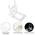 Clear Display Stand Easel Card Stand Adjustable Plate Stand Holder