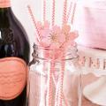 Gold Foil Paper Straws, Disposable Party Drinking Straws