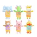 Animal Puppets Plush Soft Cute Doll Hand Puppet Parent-child Toy F