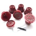 Suitable for Nespresso Coffee Machine Coffee Capsule Shell, Red