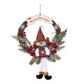 Artificial Christmas Wreath for Front Door Wall, Snowman(large)