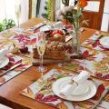 4pcs Woven Placemats for Dining Table,maple Leaf Placemats (33x45cm)
