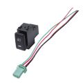 Red Pilot Lamp 4 Wired Fog Light Switch for Nissan Black