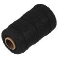 Black Natural Cotton Craft String - 328 Feet 2mm Bakers Twine