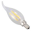 E12 4w Edison Candle Flame Filament Led Light Bulb Lamp 12.5*3.5cm