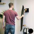 Wall-mounted Skateboard Display Holder Black High Stability Rack