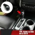 Carbon Fiber Central Console Gear Shift Knob Trim Shift Lever Cover