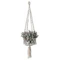 Handmade Woven Flower Pot Net Bag/cotton Rope Hanging Plant Sling Bag