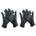Nitrile Gloves Black 6pcs/lot Food Grade Waterproof Allergy Free S
