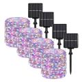 Solar String Lights 200 Led 4 Pack for Home Christmas Decoration A