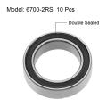 High Quality Miniature Seal Deep Groove Ball Bearing,black