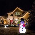 4 Feet Christmas Inflatable Snowman Outdoor Decor ,us Plug