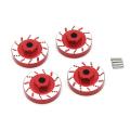 Metal Wheel Counterweight Balance Weight Wheel Hubs Combiner, Red