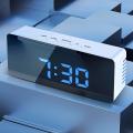 Mirror Alarm Clock Led Display for Bedroom, Office - Led Alarm Clock