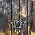 Lucky Love Wind Chimes,with Steel Nails, for Home Garden Courtyard