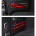 Car Tail Box Decoration Strip for Jeep Wrangler Jl Abs Red