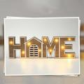 Letter Lighting Creative Wooden Crafts Home Room Decorations Lamp