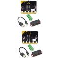 2x Microbit Go Starter Kit Bbc Smart Car Kit Microbit Ai and Machine