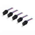 5 Pack 40a 12 V Waterproof Relay and Harness 12awg Tinned Wires 5-pin