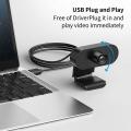 1080p Webcam with Microphone, for Laptop, Computer, Pc, Video Calling