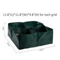 2x 4 Divided Grids Planting Grow Pot for Suitable Planting Vegetables