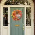 Fall Wreaths for Front Door Artificial Wreaths for Thanksgiving Day