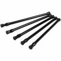 10 Pack Cupboard Bars Tensions Rod Spring Curtain Rod (black)