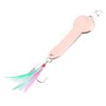 1pcs Fishing Lures Dick Spinner Spoon Pike Vib Wobble(rose Gold 21g)