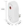 Wireless Remote Outlet Switch One Drag Two for Lights Fans Us Plug