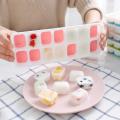 4 Pcs Ice Square Trays, Easy-release Silicone 14-ice Tray