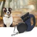 Dual Dog Rope Leash with Light Retractable Double Pet Traction Rope-b