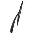 Brushes+wiper Blade Arm Black for Rear Bezel Peugeot 307 Sw / Estate