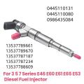6pcs Crdi-diesel Fuel Injector 0445110131 13537789661