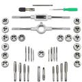 Sae Thread Tap and Die Tool Set for Thick and Fine Threads Of Thread