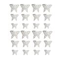 72pcs 3d Crystal Butterfly Wall Stickers New Year Christmas Decor (b)