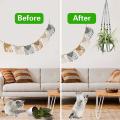 2pcs Macrame Hanging Planter, Hanging Planter Set(brown)