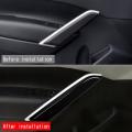 2pcs Glossy Black Car Inner Door Handle Trim Pull Grab Panel Handle