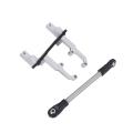 Metal Axle Servo Mount Base with Steering Link Rod for 1/10 Rc ,b