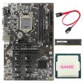 Btc-b250 Motherboard + G4400 Cpu + Ddr4 8g Memory Stick + Sata Cable