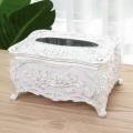 Acrylic Tissue Box Universal Luxury European Paper Rack Gold