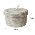 Basket, Cotton Rope Storage Baskets,for Storage In Living Room,small