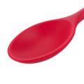 Colour Works Silicone Mini Deep Spoon, 20 Cm - Red