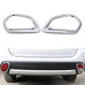 Abs Chrome Front and Rear Fog Lights Cover for Mitsubishi Outlander