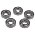 5 Pcs 12mm X 28mm X 8mm 6001z Shielded Deep Groove Radial Ball Bearing