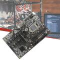 B250 Btc Mining Motherboard with G3900 Cpu+thermal Grease 12 Pci-e