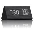 Digital Alarm Clock Electronic Led Time Display 3 Alarm Settings