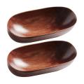 Dried Fruit Dish Solid Wood Tableware Serving Tray Desserts Snack