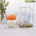Holder Dispenser for Cotton Balls, Plastic Apothecary Jars 4pcs